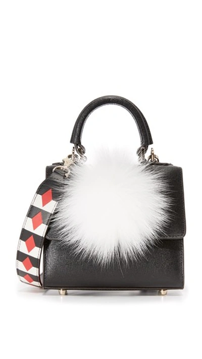 Shop Les Petits Joueurs Micro Alex Bunny Bag In Black