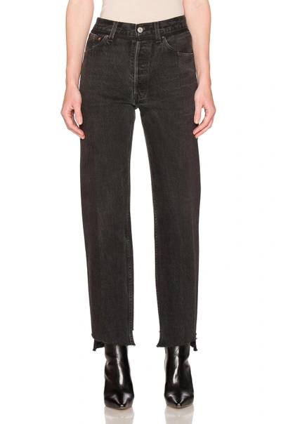 Black Reworked Jeans