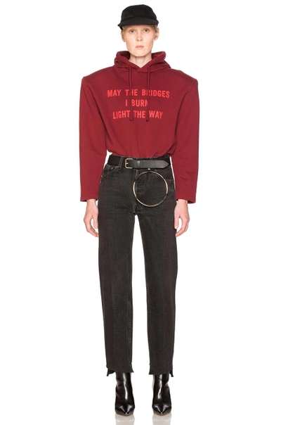 Shop Vetements Reworked Denim In Black