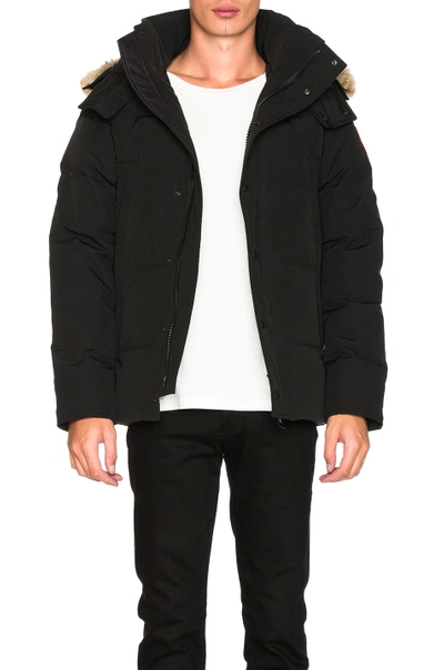 Canada Goose Wyndham Parka In Black