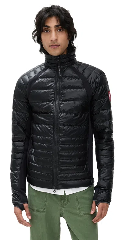 Canada Goose Hybridge Zip-front Jacket In Black