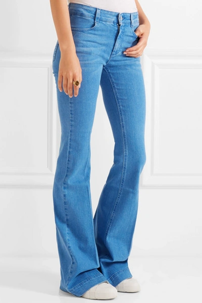 Shop Stella Mccartney Mid-rise Flared Jeans