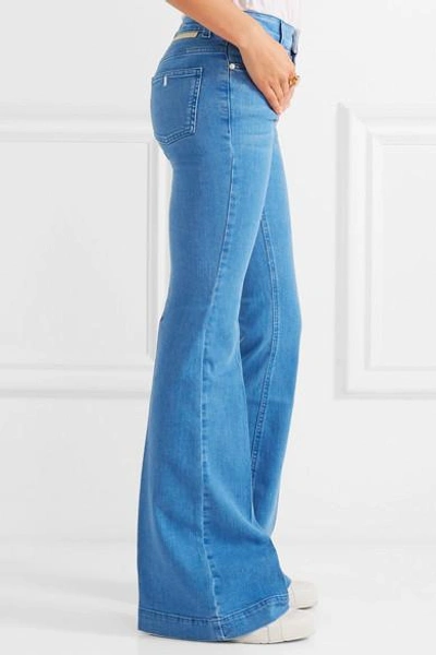 Shop Stella Mccartney Mid-rise Flared Jeans