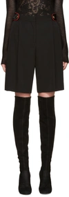 GIVENCHY Black Wool Shorts