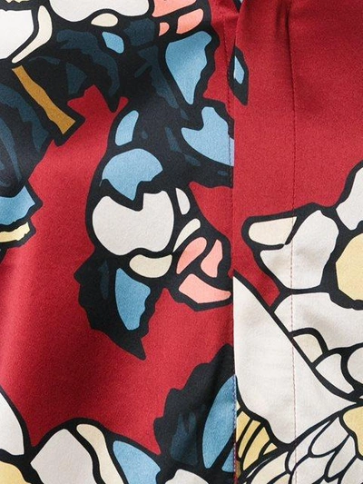 Shop Dsquared2 'cherry Blossom' Pyjama Shirt In Multicolour