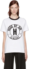 HOOD BY AIR White Cookie Ringer T-Shirt