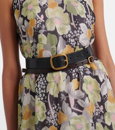 Loewe Multi Leather Belt In Black