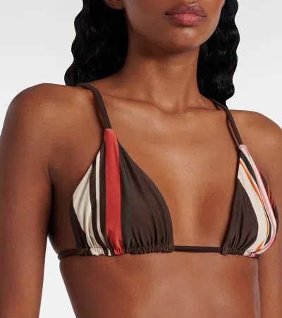 Sir Thistle String Bikini Top In Multicoloured
