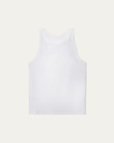 Another Tomorrow Racerback Tank Top In White