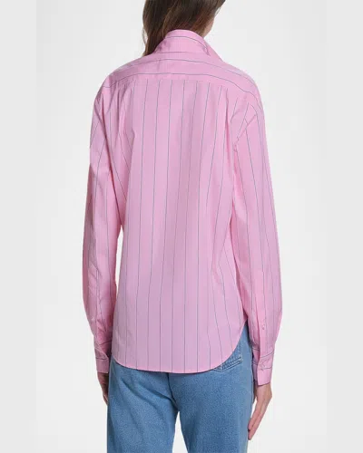Cissa The Daily Versatile Button-front Shirt In Breakers Stripe