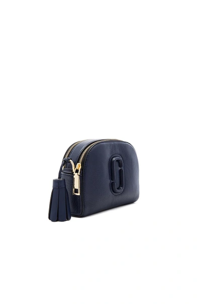 Marc Jacobs Shutter Small Leather Camera Bag In Midnight Blue | ModeSens