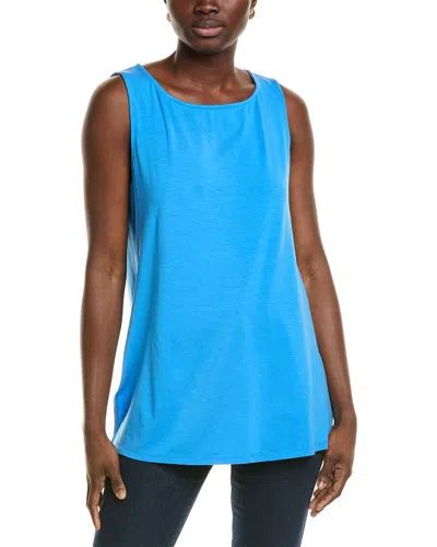 Eileen Fisher Tunic Tank In Blue