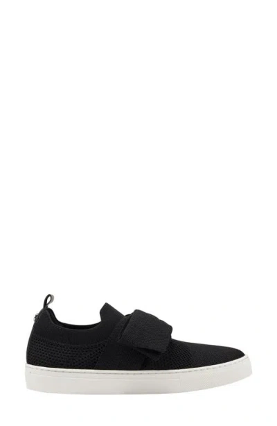 Bandolino Women's Bryce Bow Knit Slip On Sneakers In Black