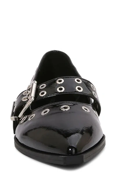 Berness Astra Grommet Mary Jane Flat In Black