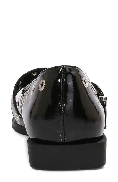 Berness Astra Grommet Mary Jane Flat In Black