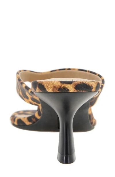 Esprit Elayna Womens Square Kitten Heel Pumps In Leopard