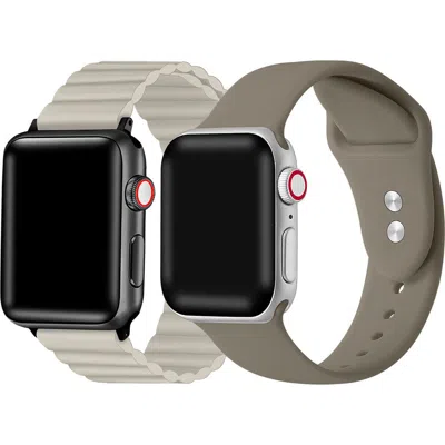 The Posh Tech Assorted 2-pack Silicone Apple Watch® Watchbands In Assorted