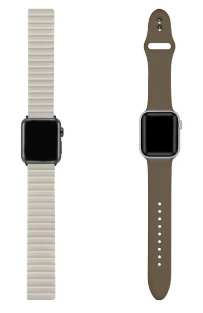 The Posh Tech Assorted 2-pack Silicone Apple Watch® Watchbands In Assorted