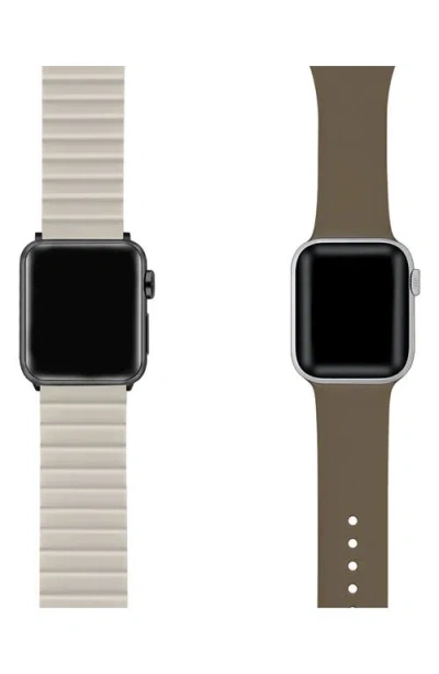 The Posh Tech Assorted 2-pack Silicone Apple Watch® Watchbands In Assorted