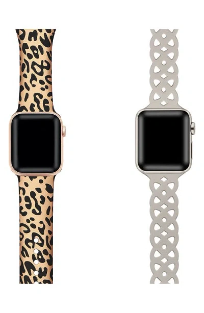 The Posh Tech Assorted 2-pack Silicone Apple Watch® Watchbands In Assorted