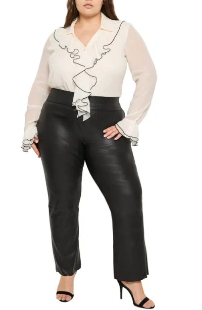 As By Df Reagan Stretch Leather Leggings In Black