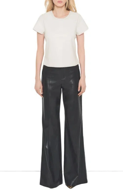 As By Df New Guard Recycled Leather Tee In Buttercream