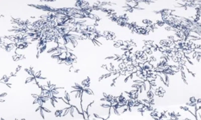 Petite Plume Timeless Toile Cotton Percale Duvet Cover & Shams Set In White