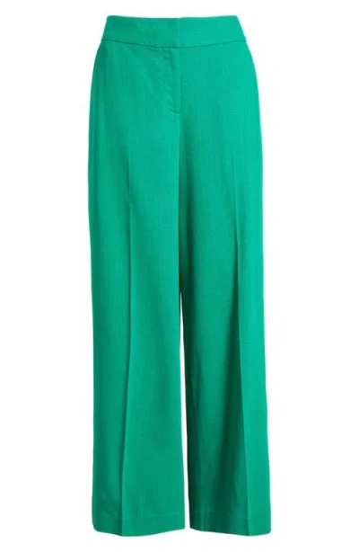 Tahari Asl Wide Leg Pants In Green