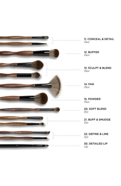 Victoria Beckham Brush Collection 12 Buffer Brush In Brown