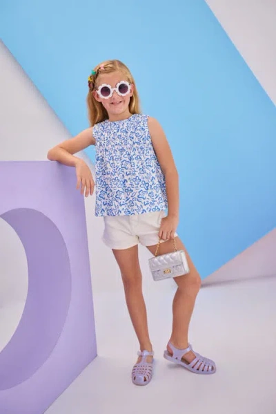 Bisby Kids' Sleeveless Anita Top In Matisse Blooms