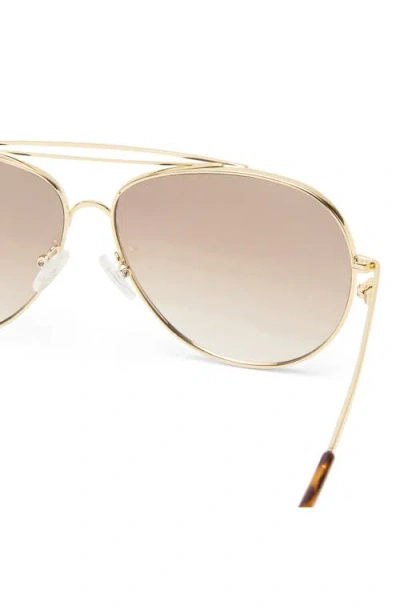 Le Specs Abracadabra In Bright Gold Brown Grad