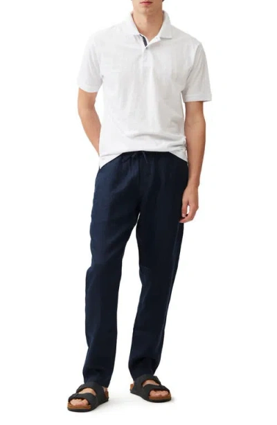 Rodd & Gunn Regular Fit Linen Resort Pants In Navy