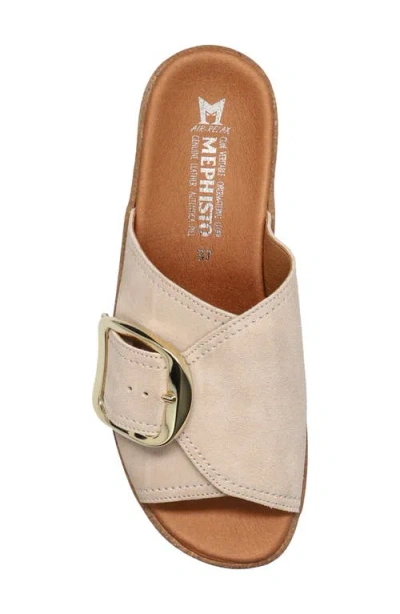 Mephisto Foline Slide Sandal In Brown