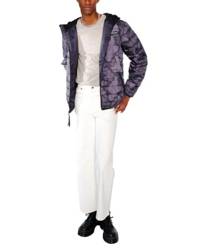 Members Only Solid Packable Down Jacket In Purple