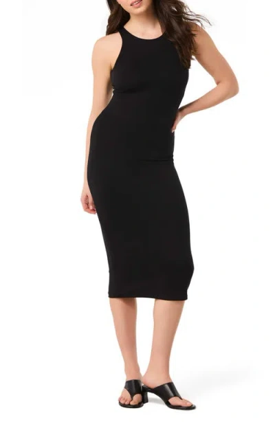 Spanx ® Smooth™ Jersey Cutaway Shoulder Midi Dress In Classic Black