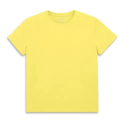 Primary Adult Easy Crewneck Tee In Banana