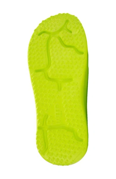 Lusso Cloud Scenario Perforated Clog In Volley Yellow