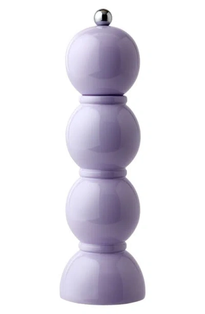 Addison Ross London Bobbin Salt & Pepper Grinder In Lilac