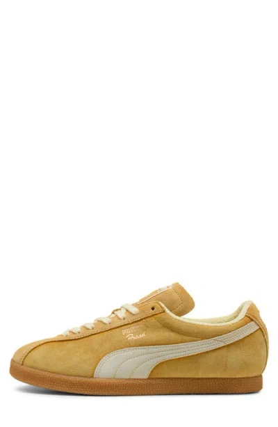 Puma Brasil The Neverworn V Sneaker In Archive Goldreamy Vanilla