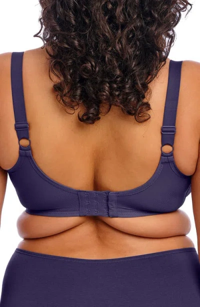 Elomi Plus Size Smooth Underwire Moulded Non Padded Bra El4301 In Purple