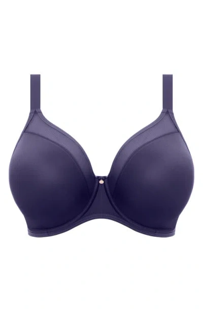 Elomi Plus Size Smooth Underwire Moulded Non Padded Bra El4301 In Purple