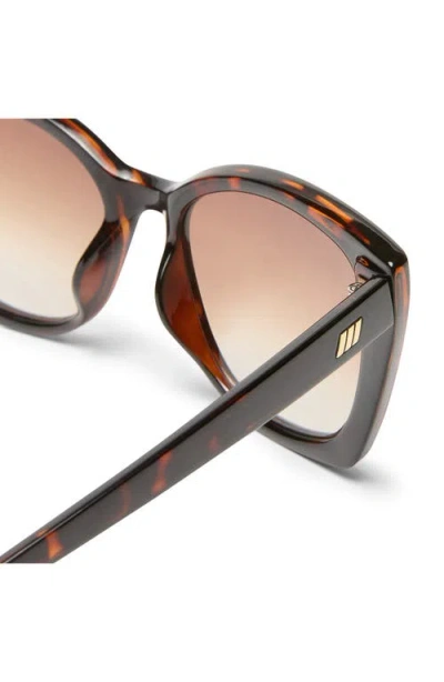 Le Specs Incantation 52mm Square Sunglasses In Brown