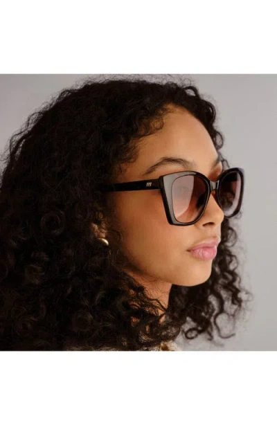 Le Specs Incantation 52mm Square Sunglasses In Brown