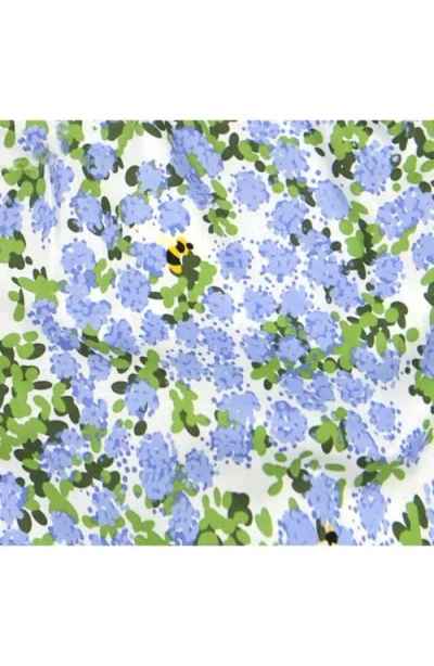 Busy Bees Gwynnie Romper Blue Hydrangea In Blue Hydrangea