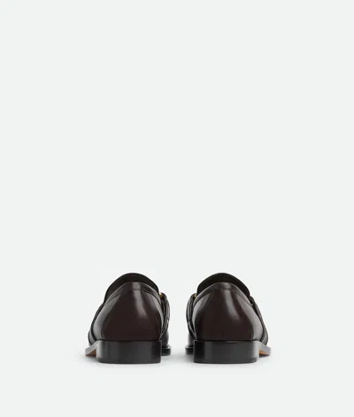 Bottega Veneta Astaire Metallic Knot Leather Loafers In Black