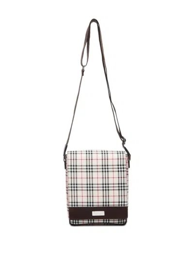 Pre-owned Burberry 1990-2010s Nova-check Shoulder Bag In 中性色