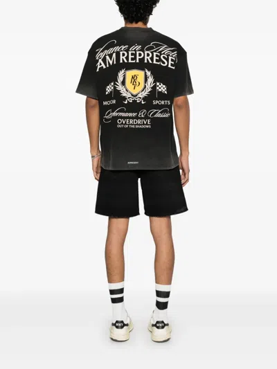 Represent Cotton Crew-neck T-shirt In Black