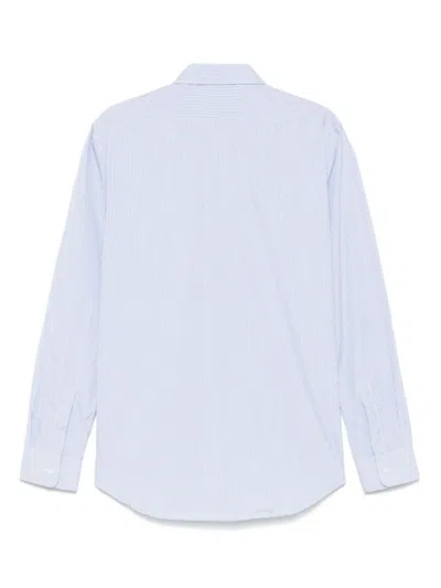 Aspesi Striped Shirt In Blue
