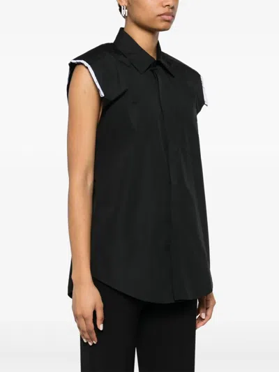 Alainpaul Layered Shirt In Black