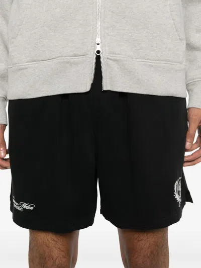 Represent Crest Shorts In Black